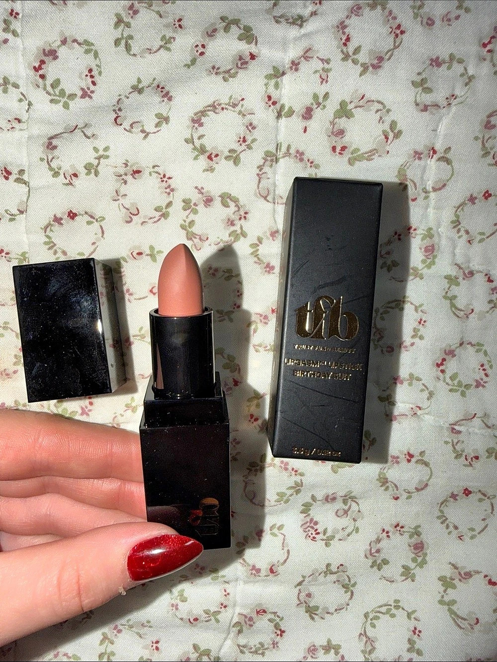Trust Fund Beauty Lipgasm Lipstick Birthday Suit Pink